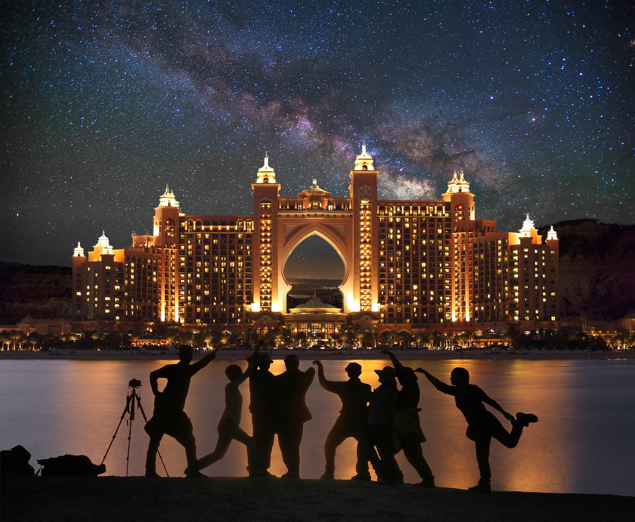 明星光环下的浪漫约会瞬间